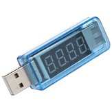 Mini portátil LCD Digital USB 3V-8V Tensão e detector de corrente Testador 